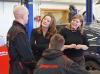 Education secretary visits city campus