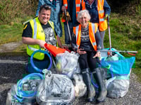 Action Nan really cleans up for Great British Spring Clean
