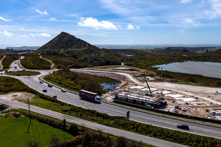 The second phase of house building has begun at West Carclaze Garden Village near St Austell. Picture: Paul Williams