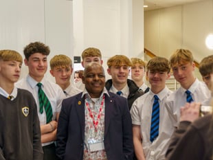 Students inspired by compelling life story