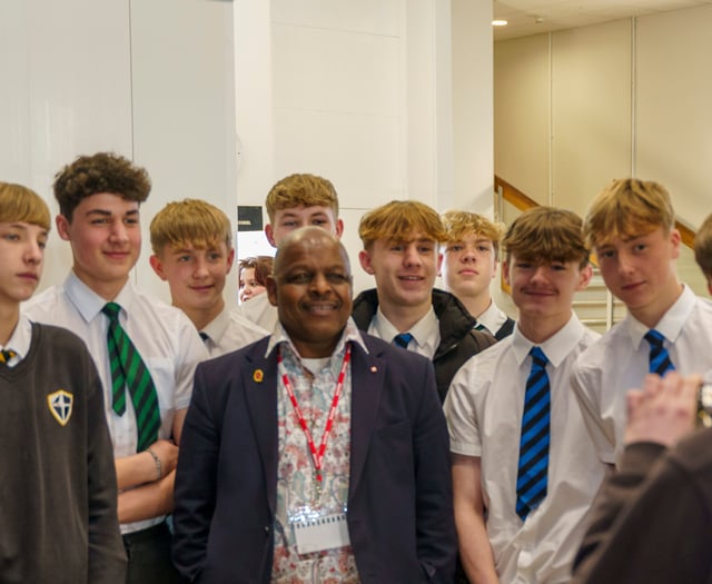 Students inspired by compelling life story