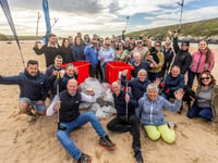 Beach made cleaner by volunteers