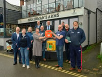 Lifesaving device installed in Newlyn after rower had a heart attack
