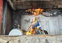 Warning over batteries in bins after fire breaks out on rubbish lorry near Penzance