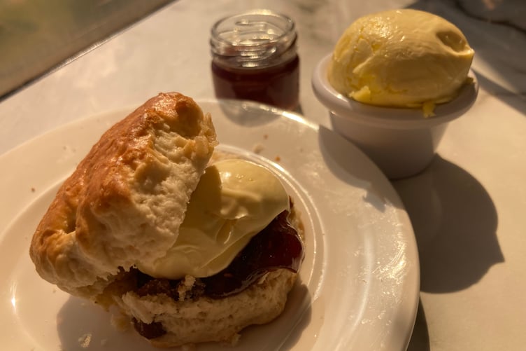You can enjoy a cream tea at St Austell Library on Friday. Picture: Andrew Townsend, Voice Newspapers
