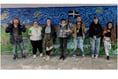 Students create underpass mural inspired by work of Vincent van Gogh