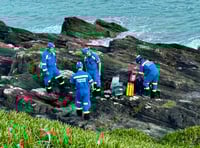 Emergency services help two casualties