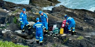 Emergency services help two casualties