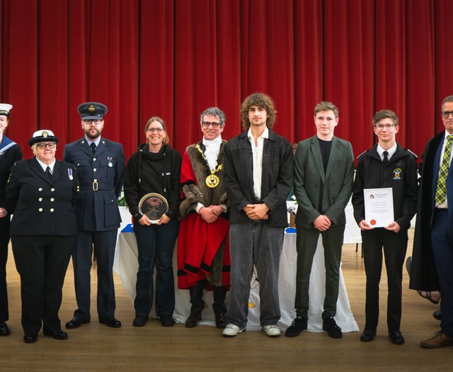 Community champions and services celebrated at Penzance ceremony