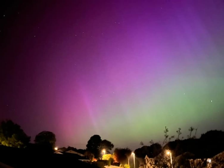 The view of the sky in Bodmin