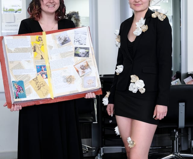 College champions student skills in hair and beauty competition