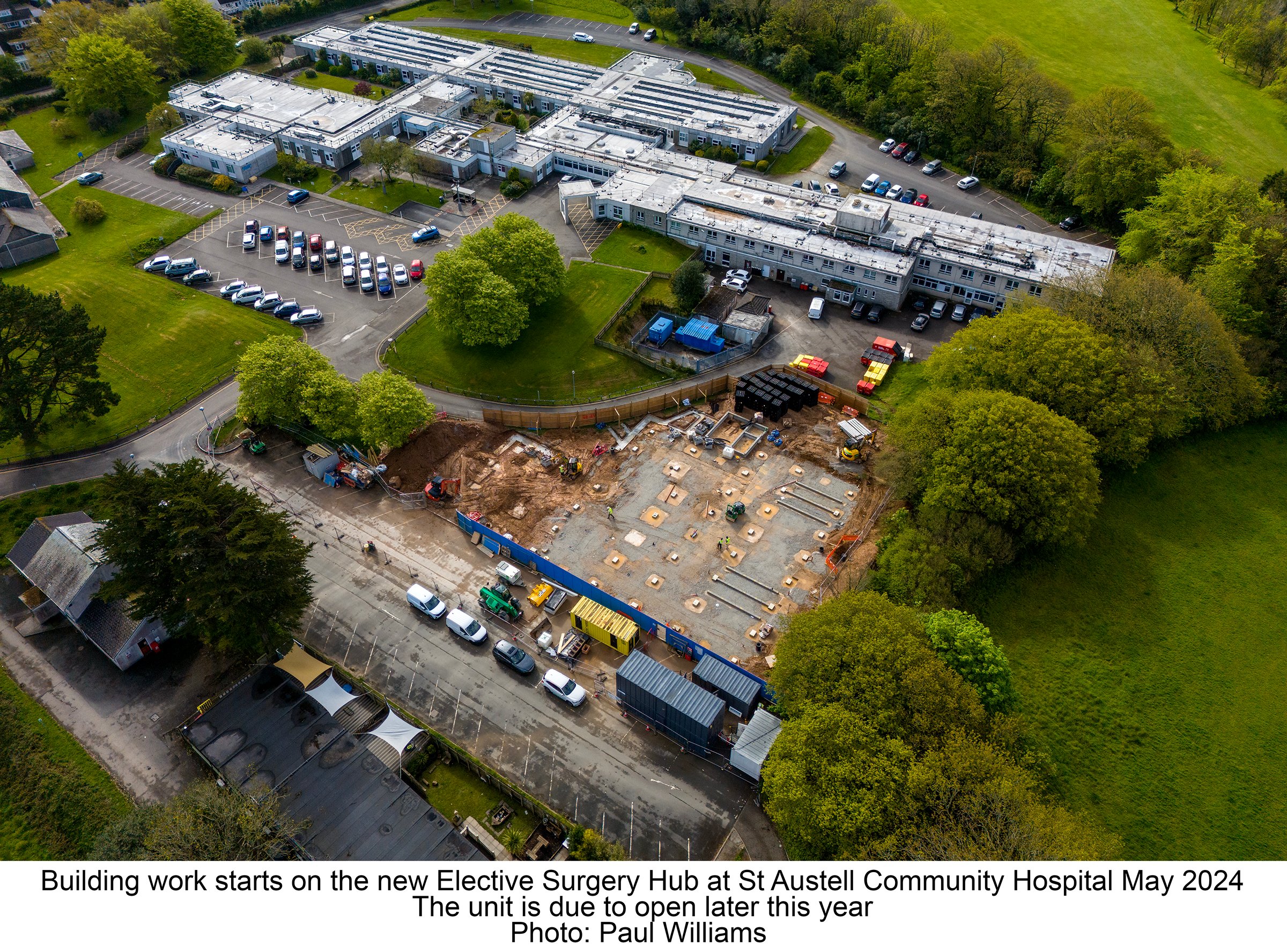 Construction work progressing on new hub at St Austell Community