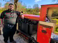 Rail attraction converts battery-powered locomotive 