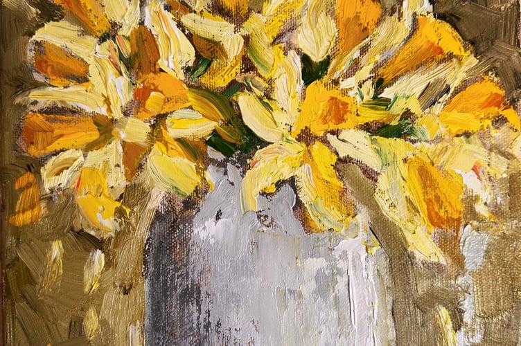 Sarah Walker - Drawing, Painting - St Hilary, Penzance
