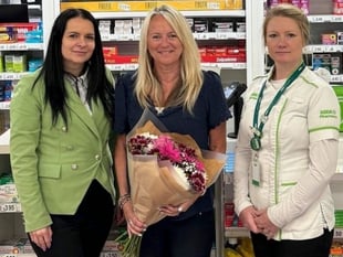 Supermarket pharmacy staff credited with saving woman