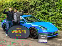 Redruth man wins dream car minutes before taking Royal Navy exam