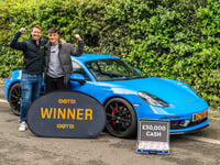 Redruth man wins dream car minutes before taking Royal Navy exam