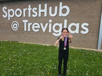 Young shuttle star on cloud nine after winning badminton championships