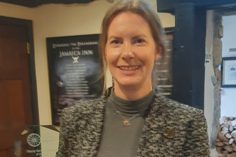 Alice Pooles with her trophy. (Jamaica Inn)