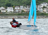 Ivan and Matt Jaycock win Enterprise class at Looe's monthly race