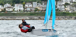 Ivan and Matt Jaycock win Enterprise class at Looe's monthly race