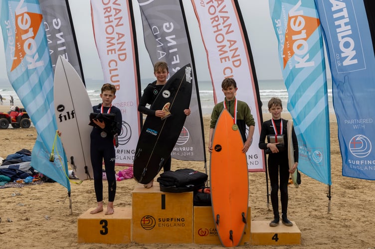 Newquay's Harvey Waters was the winner of the Under 12s section.
