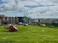 Man airlifted to hospital after falling from cliff in Newquay