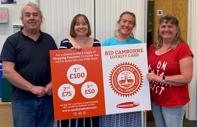 Woman on a winner after shopping locally