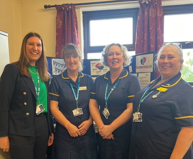Dementia care praise for Cornwall team