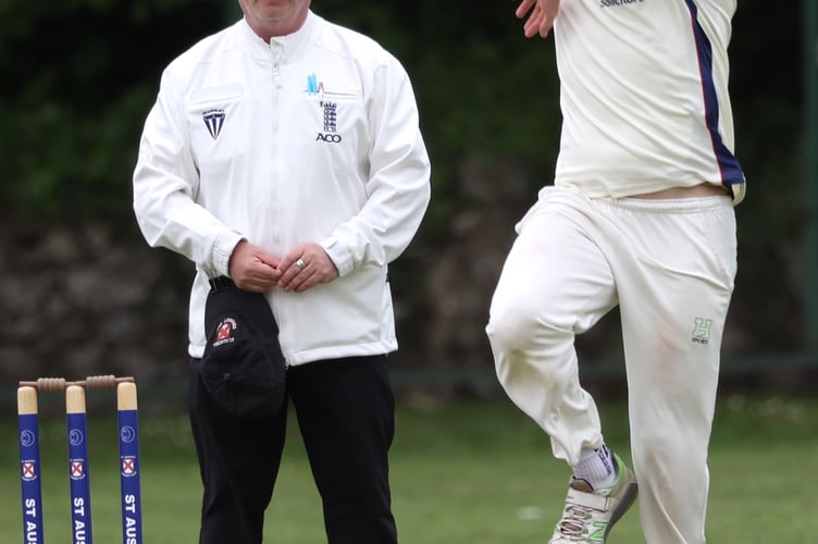 St Austell opening bowler Liam Watson took 2-19 from five overs at the beginning of the Callington innings.