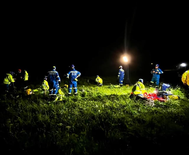 Woman saved from Newquay cliff edge following concerns for her welfare