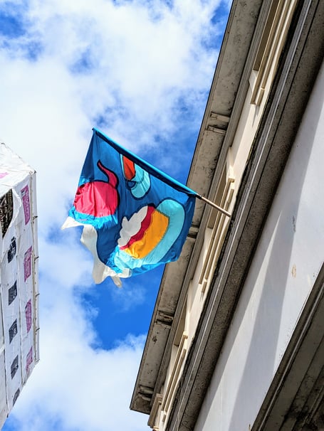 Afternoon tea flag - Liz Tyrrell