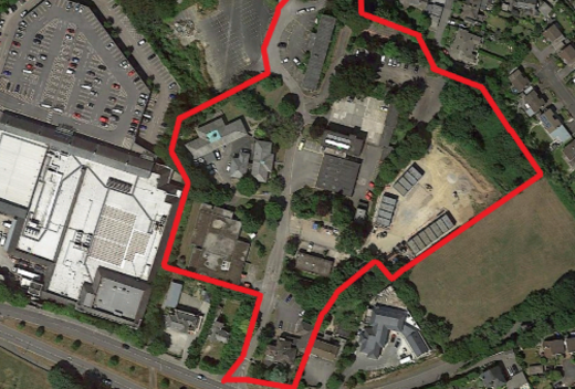 The development site at Treyew Road, Truro