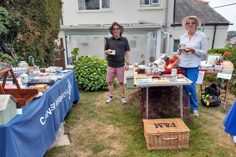 Brian and Heather Goodman enjoying the coffee morning.