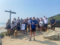 Alan completes his Around Cornwall Challenge