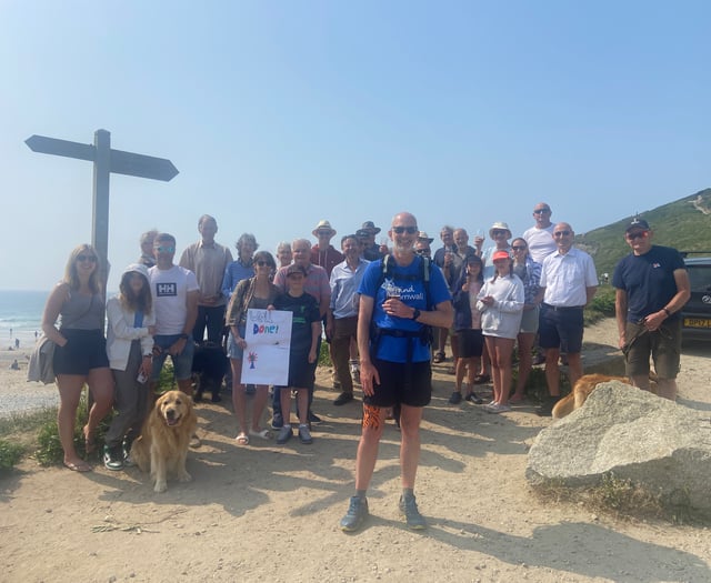 Alan completes his Around Cornwall Challenge