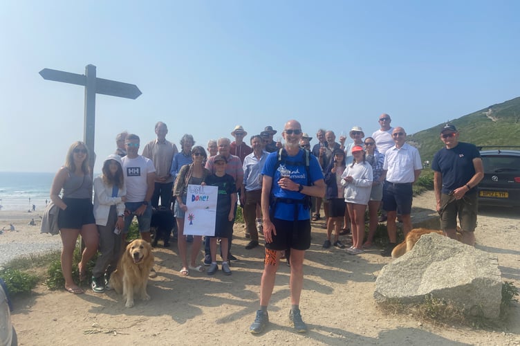 Alan meets his friends at the end of his epic journey