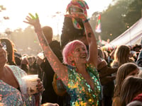 Revellers enjoy a 'rambunctious' time at the Great Estate Festival