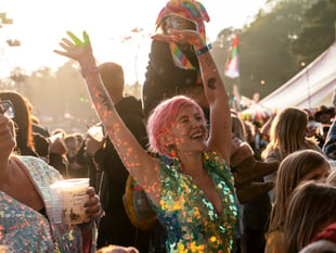 Revellers enjoy a 'rambunctious' time at the Great Estate Festival