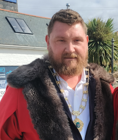  Newquay mayor Cllr Drew Creek