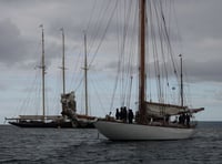 Video: Yachts gather off Pendennis Point to remember D-Day troops