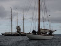 Video: Yachts gather off Pendennis Point to remember D-Day troops