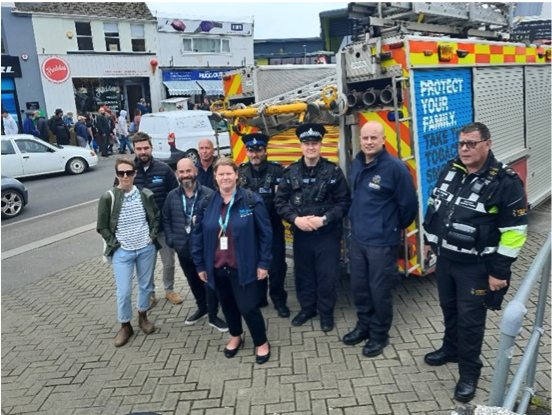 Crime and antisocial behaviour issues identified in Newquay