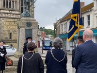 Town crier's proclamation of the 80th anniversary of D-Day 