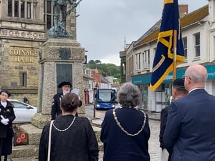 Town crier's proclamation of the 80th anniversary of D-Day 