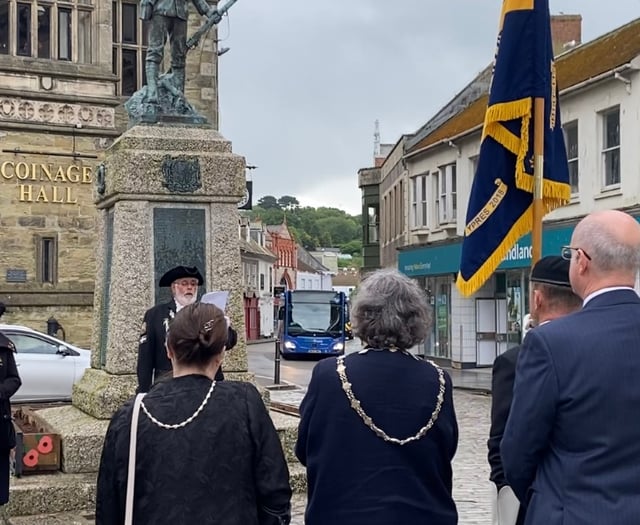 Town crier's proclamation of the 80th anniversary of D-Day 
