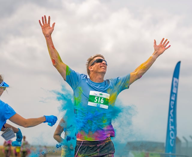 Fundraisers are limbering up to take part in the Rainbow Run