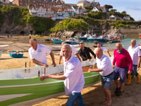 Newquay gig welcomed back into service following a major refit