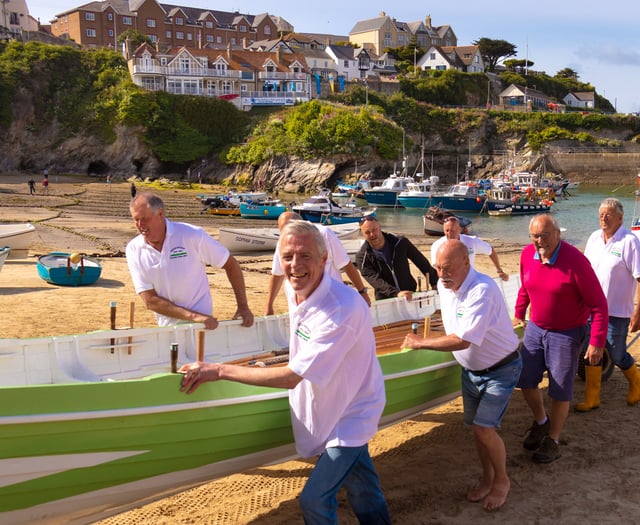 Newquay gig welcomed back into service following a major refit