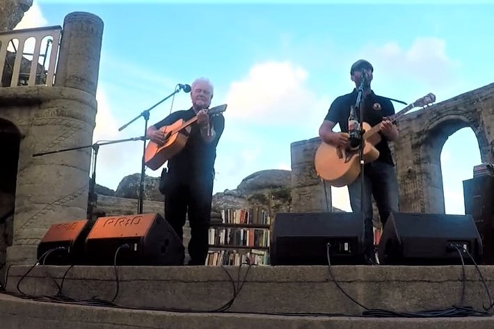 Harry Glasson and Will Keating at Minack Theatre